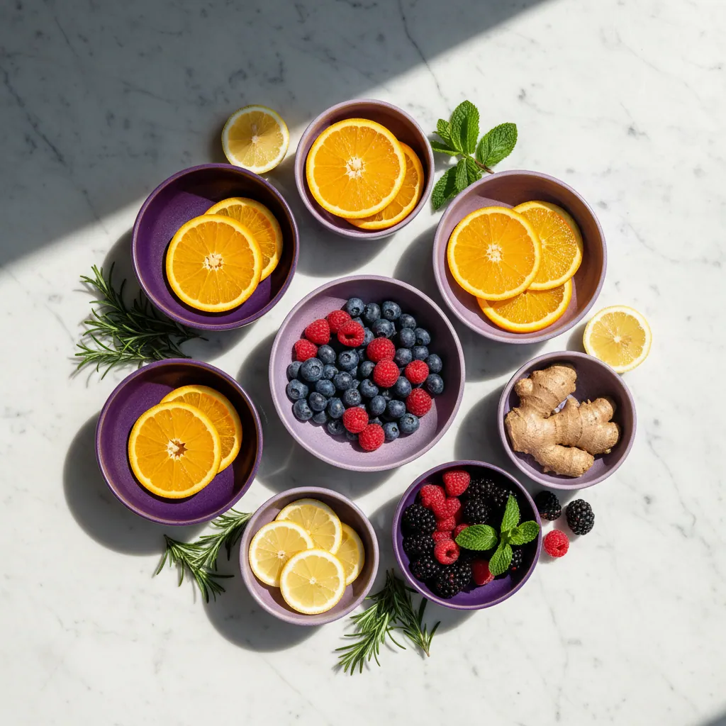 Verse groenten en fruit als basis voor Ozalyn ingrediënten